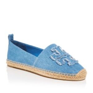 Tory Burch Denim Blue Espadrilles